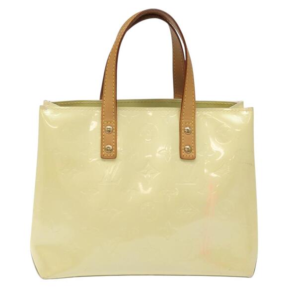 LOUIS VUITTON Monogram Vernis Reade PM Hand Bag Perle M91336 - Picture 13 of 16